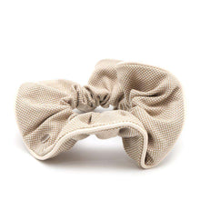 Load image into Gallery viewer, HERMES Scrunchie &quot;Claudia&quot; Plan Air Deser/Nata Cotton98% Polyurethane2%
