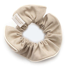 Load image into Gallery viewer, HERMES Scrunchie &quot;Claudia&quot; Plan Air Deser/Nata Cotton98% Polyurethane2%
