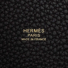 将图像加载到图库查看器中，HERMES Picotin Lock PM Pull Noir Taurillon Clemence
