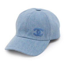 Load image into Gallery viewer, CHANEL CC Logo Baseball Cap BlueAA9865 Cotton100%
