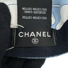 Load image into Gallery viewer, CHANEL CC Logo Baseball Cap BlueAA9865 Cotton100%
