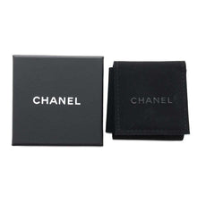 Load image into Gallery viewer, CHANEL CC Logo Circle Earrings White/BlackABC997 Gold Plated
