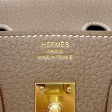 将图像加载到图库查看器中，HERMES Birkin Etoupe Togo Leather Size 25
