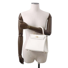 Load image into Gallery viewer, HERMES Kelly Retourne Grease pail Swift Leather Size 25
