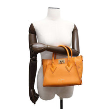 Load image into Gallery viewer, LOUIS VUITTON On My Side OrangeM57730 Mahina Calf Leather Size PM
