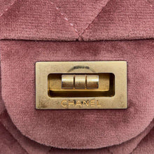 Load image into Gallery viewer, CHANEL 2.55 ChainShoulder Bag PinkAS0874 Velvet Size Mini
