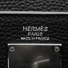 将图像加载到图库查看器中，HERMES Akkad Black Togo Leather Size PM
