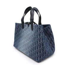 Load image into Gallery viewer, Dior Oblique Tote Bag by Jules BlueM2820ODCE_M49E Denim Size Large
