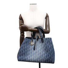 Load image into Gallery viewer, Dior Oblique Tote Bag by Jules BlueM2820ODCE_M49E Denim Size Large
