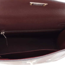 Load image into Gallery viewer, HERMES Kelly Sellier Casaque Etoile RougeSellier/Black/Rose Darling Epsom Tadelakt Leather Chevre Myzore Goatskin Size 25
