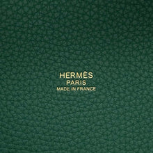 将图像加载到图库查看器中，HERMES Picotin Lock Vert Moyen Taurillon Clemence Size PM
