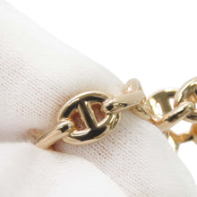 Load image into Gallery viewer, HERMES Chaine d&#39;Ancre Double Ring Size 50/#10H221611B 18K Pink Gold
