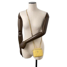 Load image into Gallery viewer, CHANEL Vanity ChainShoulder Bag YellowAP2624 Caviar Leather Size Mini
