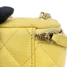 Load image into Gallery viewer, CHANEL Vanity ChainShoulder Bag YellowAP2624 Caviar Leather Size Mini
