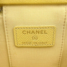 Load image into Gallery viewer, CHANEL Vanity ChainShoulder Bag YellowAP2624 Caviar Leather Size Mini
