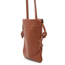 Load image into Gallery viewer, CELINE Cuir Triomphe Drawstring Mobile Pouch Tan10L163ETK Lambskin
