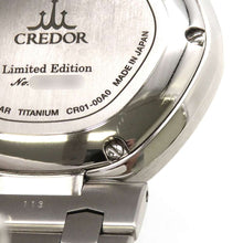 将图像加载到图库查看器中，SEIKO CREDOR Locomotive 50th Anniversary Model W38.8mm TI Black DialGCCR999
