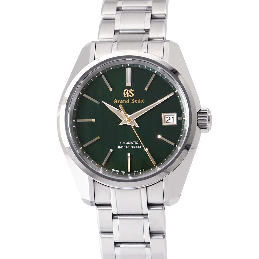 SEIKO Grand Seiko Mechanical Hi-Beat Studio Shizukuishi Limited W40mm Stainless Steel Green DialSBGH283