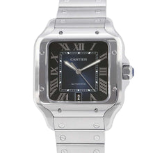 Load image into Gallery viewer, CARTIER Santos de Cartier W39.8mm Stainless Steel Blue DialWSSA0030
