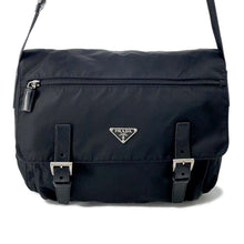 将图像加载到图库查看器中，PRADA Messenger bag Black1BD953 Nylon
