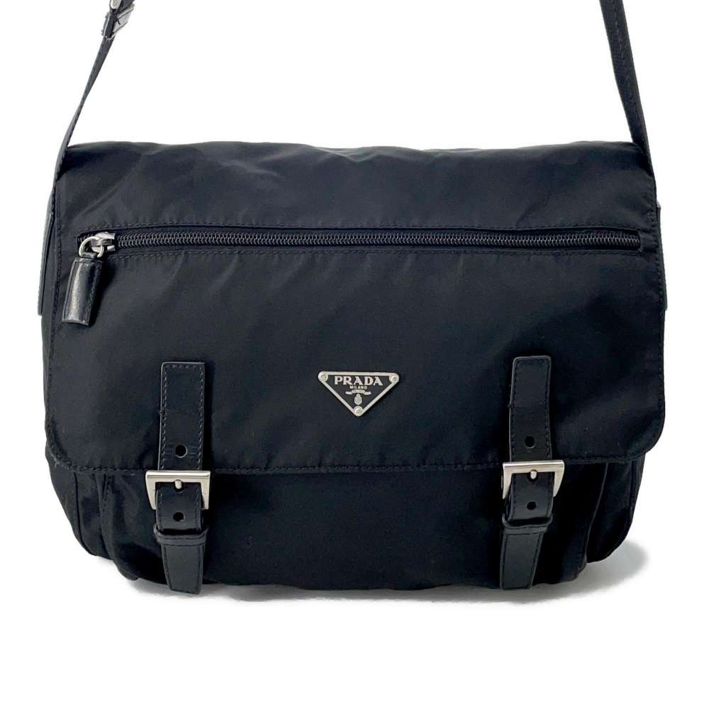 PRADA Messenger bag Black1BD953 Nylon