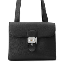 将图像加载到图库查看器中，HERMES Sac A Depeches Shoulder Bag Black Togo Leather Size 21
