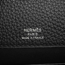 将图像加载到图库查看器中，HERMES Sac A Depeches Shoulder Bag Black Togo Leather Size 21
