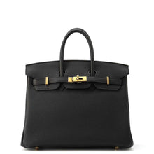 将图像加载到图库查看器中，HERMES Birkin Black Togo Leather Size 25
