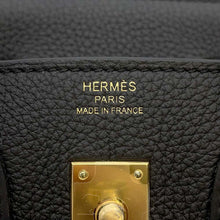 将图像加载到图库查看器中，HERMES Birkin Black Togo Leather Size 25
