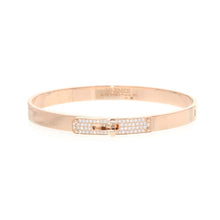 Load image into Gallery viewer, HERMES Bracelet 《Kelly》 PM Size SH 18K Pink Gold
