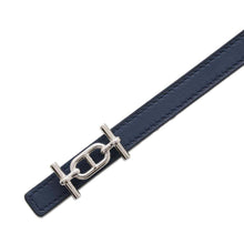 Load image into Gallery viewer, HERMES Belt Size 70 Blue Malt/Vert Jade Swift Leather Epsom
