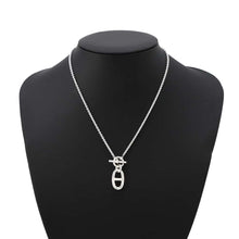 将图像加载到图库查看器中，HERMES Chaine d&#39;Ancre Necklace SV925
