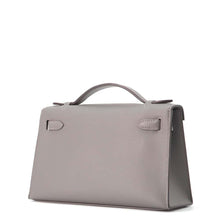 Load image into Gallery viewer, HERMES PochetteKelly Gris Meyer Swift Leather
