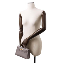 Load image into Gallery viewer, HERMES PochetteKelly Gris Meyer Swift Leather
