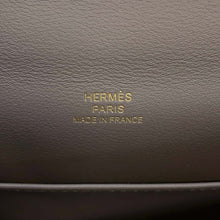 将图像加载到图库查看器中，HERMES PochetteKelly Gris Meyer Swift Leather
