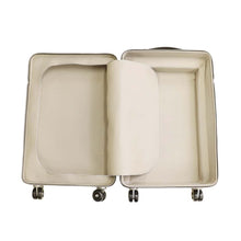 Load image into Gallery viewer, HERMES Rolling Mobility Suitcase Steeple Etain Toile H・Plume Taurillon・Legat
