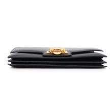 将图像加载到图库查看器中，HERMES Ring Do Shoulder Bag Black Box Calf Leather
