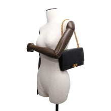 Load image into Gallery viewer, HERMES Ring Do Shoulder Bag Black Box Calf Leather
