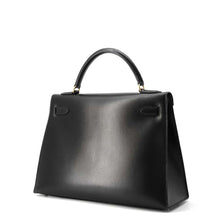 Load image into Gallery viewer, HERMES Kelly Black Box Calf Leather Size 32
