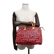 将图像加载到图库查看器中，LOUIS VUITTON Speedy Fuchsia/BrownM93704 Monogram・Graffiti Size 30
