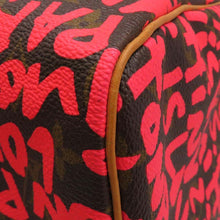 将图像加载到图库查看器中，LOUIS VUITTON Speedy Fuchsia/BrownM93704 Monogram・Graffiti Size 30
