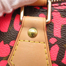 将图像加载到图库查看器中，LOUIS VUITTON Speedy Fuchsia/BrownM93704 Monogram・Graffiti Size 30
