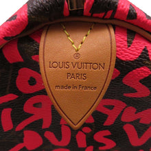 将图像加载到图库查看器中，LOUIS VUITTON Speedy Fuchsia/BrownM93704 Monogram・Graffiti Size 30
