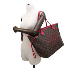 将图像加载到图库查看器中，LOUIS VUITTON Neverfull Indian roseM40940 Monogram Ikat Flower Size MM
