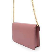 Load image into Gallery viewer, CELINE Triomphe Chain Wallet vintage rose10L033DPV Shiny Calf Leather
