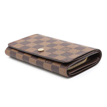 Load image into Gallery viewer, LOUIS VUITTON Porte Monnaie Vie Tresor BrownN61730 Damier Ebene Canvas
