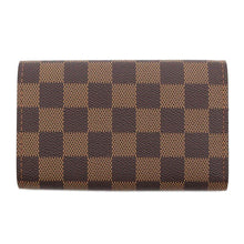 将图像加载到图库查看器中，LOUIS VUITTON Porte Monnaie Vie Tresor BrownN61730 Damier Ebene Canvas
