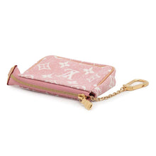 Load image into Gallery viewer, LOUIS VUITTON Micro Pochette Accessoires Pink/WhiteM81176 Monogram・Jacquard Denim
