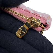 Load image into Gallery viewer, LOUIS VUITTON Micro Pochette Accessoires Pink/WhiteM81176 Monogram・Jacquard Denim
