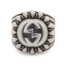 Load image into Gallery viewer, GUCCI Interlocking G Sterling Size 12 Silver726400 Ag925
